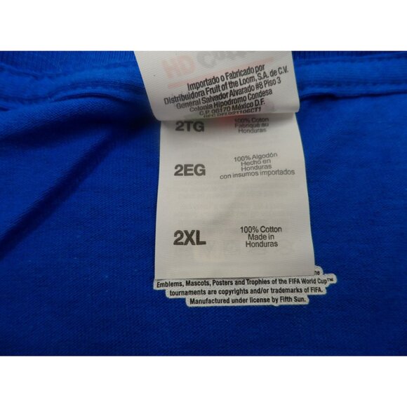 FIFA Shirt USA Womens World Cup France 2019 Team T-Shirt Mens 2XL Blue - Picture 6 of 8